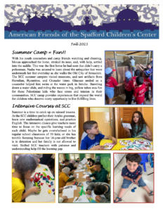 Fall 2023 AFSCCF newsletter - Page 1